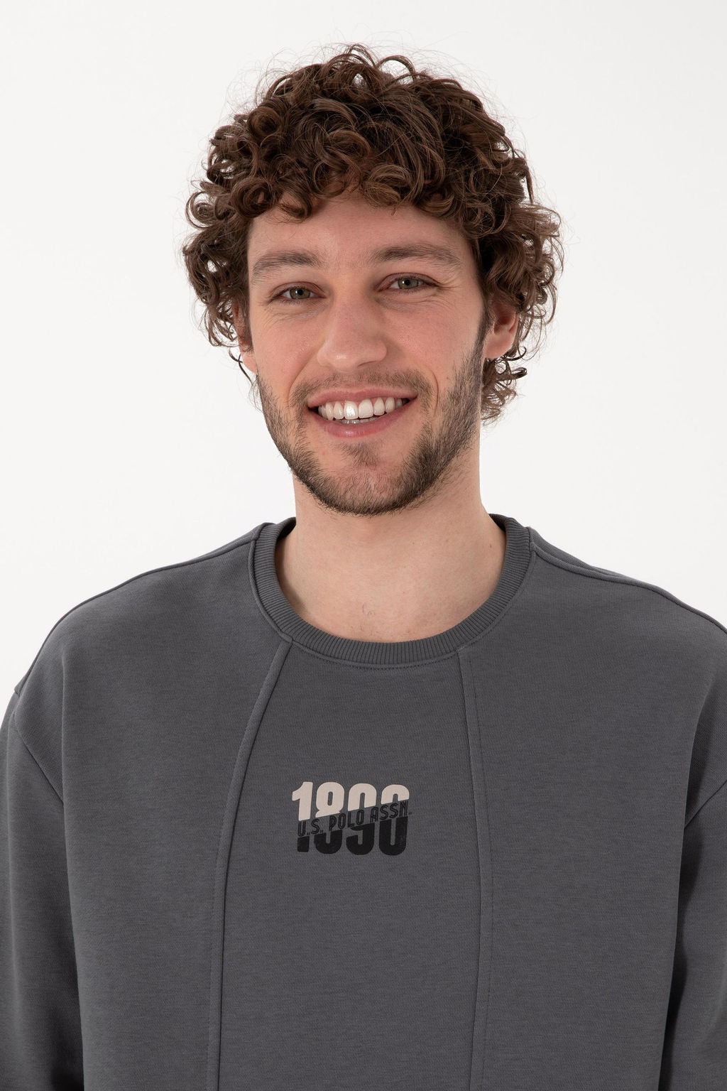 Erkek Antrasit Sweatshirt Sepette S_rpriz _ndirim - U.s. polo assn фото 2
