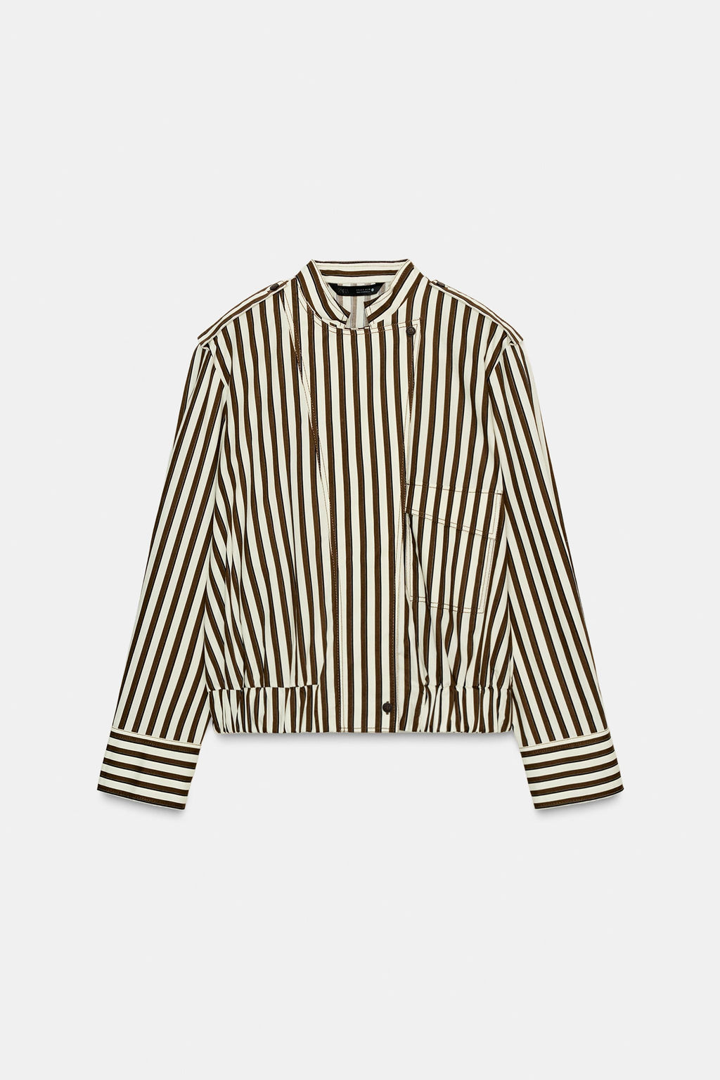 ZW COLLECTION STRIPED SHIRT - Zara фото 6