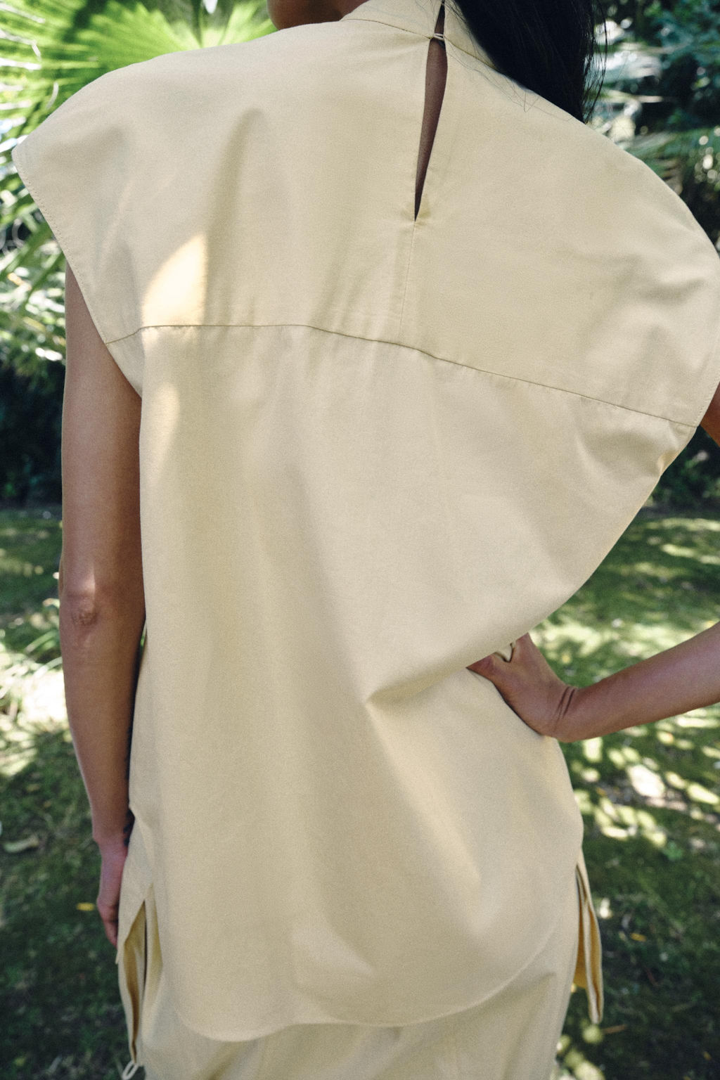 CAMISA LAZADAS ZW COLLECTION / Amarillo - Zara фото 3