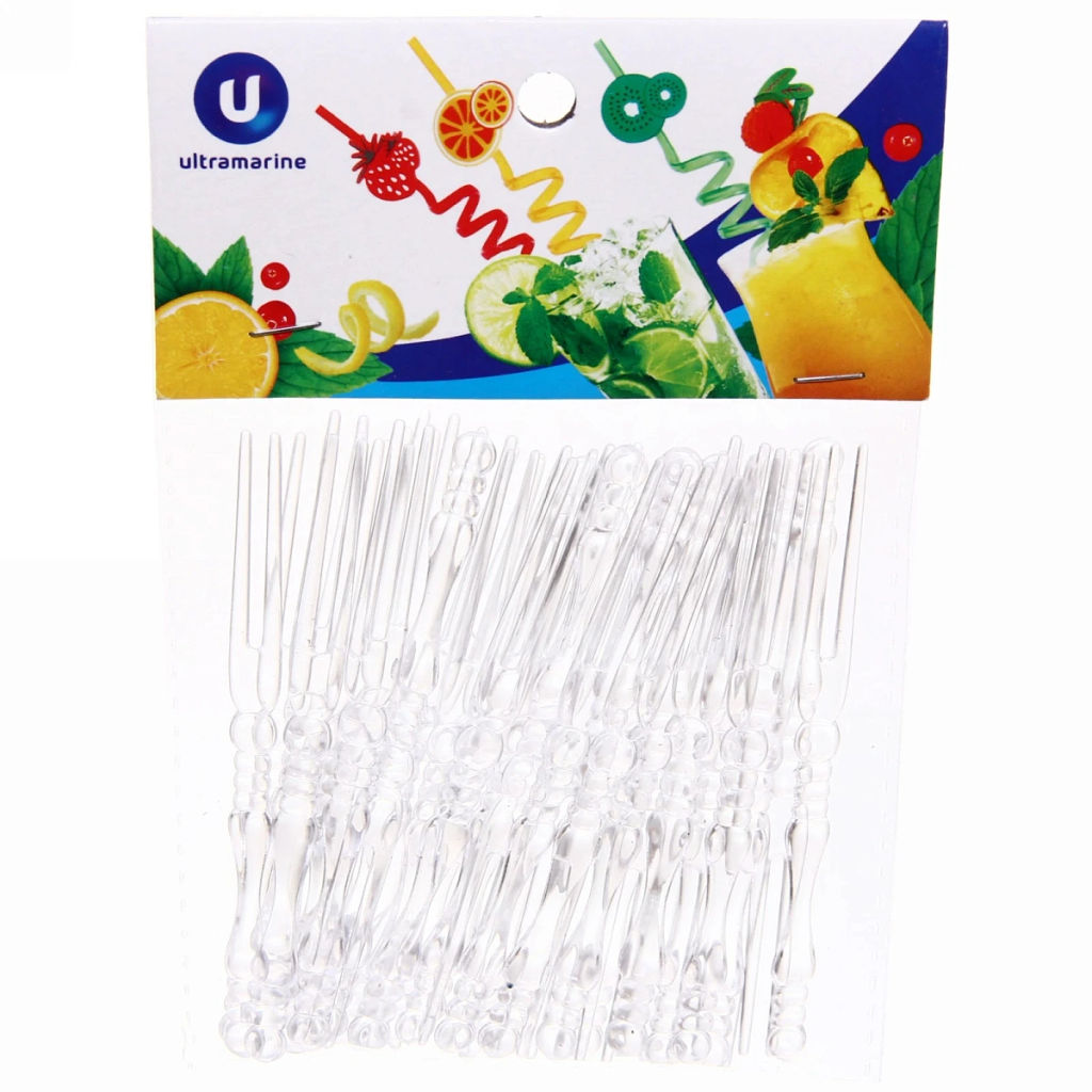 Цена за 12 шт. Вилочки в наборе 40шт "Шарики"