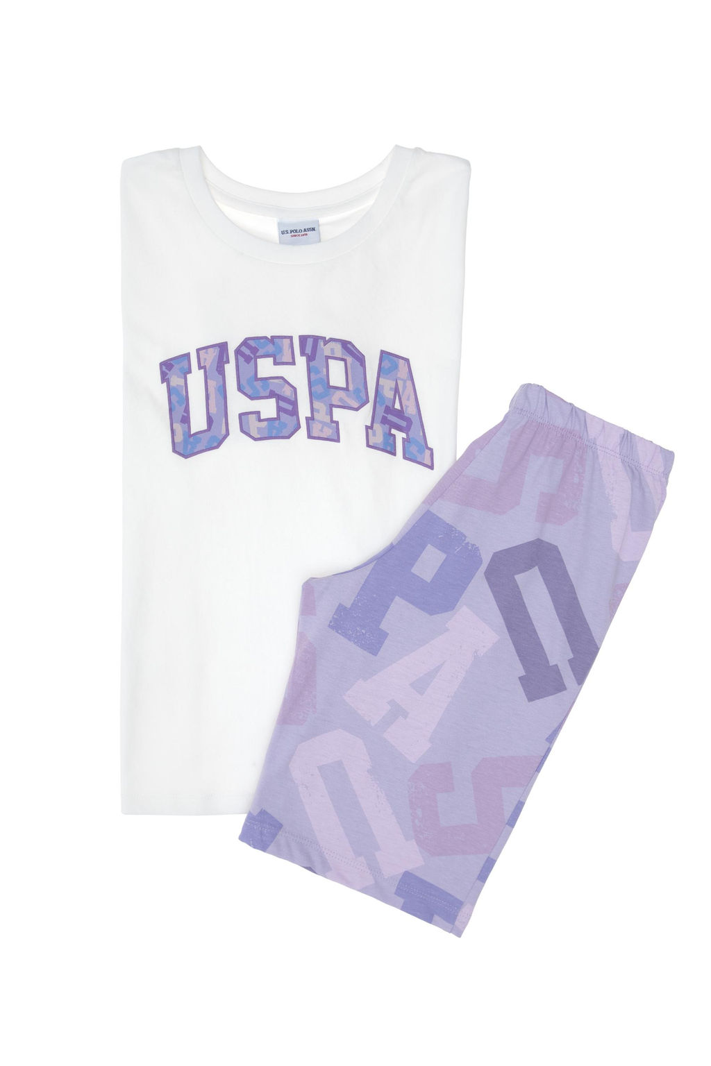 K_z _ocuk Lila _ortlu Pijama Tak_m_ Sepette S_rpriz _ndirim - U.s. polo assn фото 6