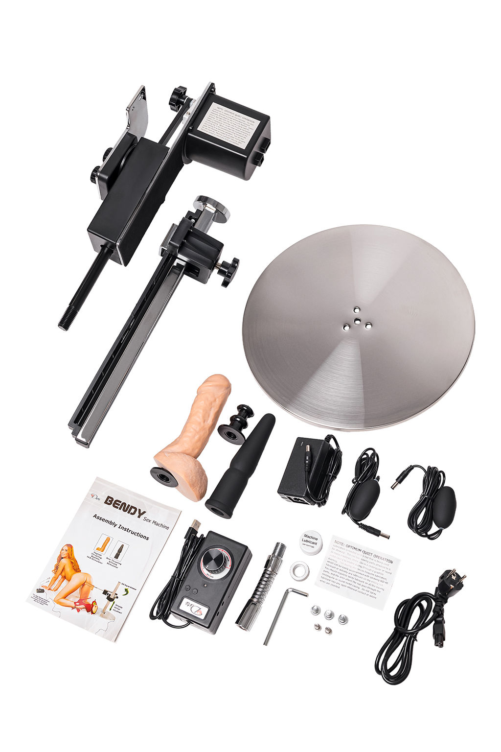 Секс-машина Diva BENDY, металл, серебристый, 49 см  фото 9