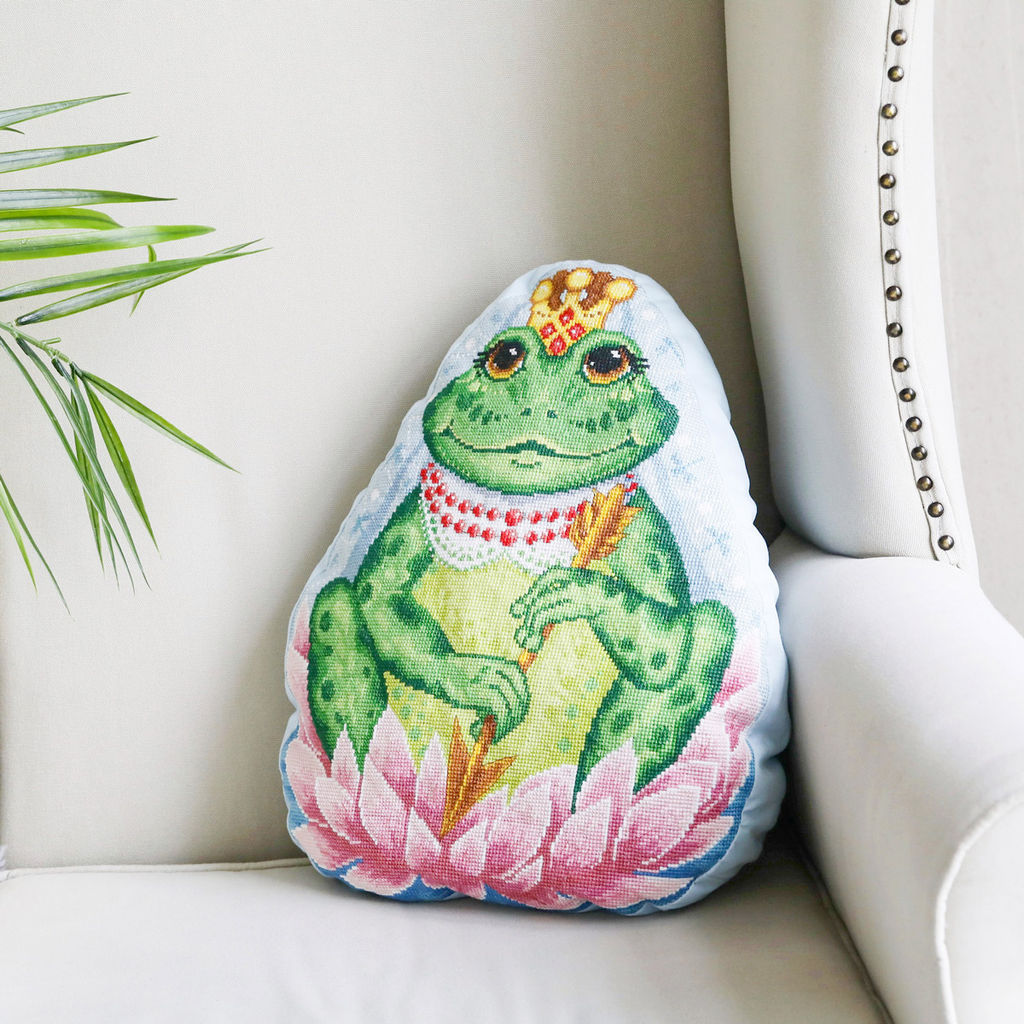 Набор для вышивания PANNA PD-7273 Подушка. Царевна-лягушка 37 х 44 см