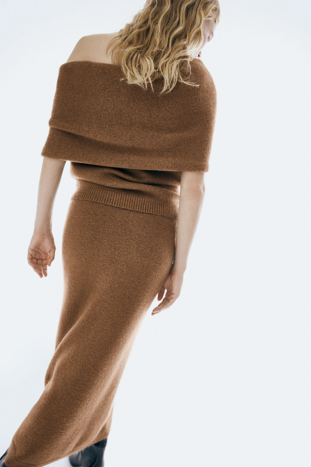 Falda en punto fino - H&m фото 2
