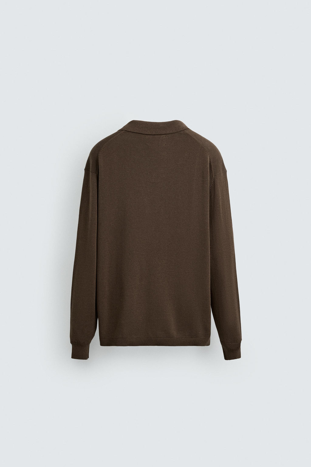 COTTON/HEMP KNIT POLO SHIRT - Zara фото 8