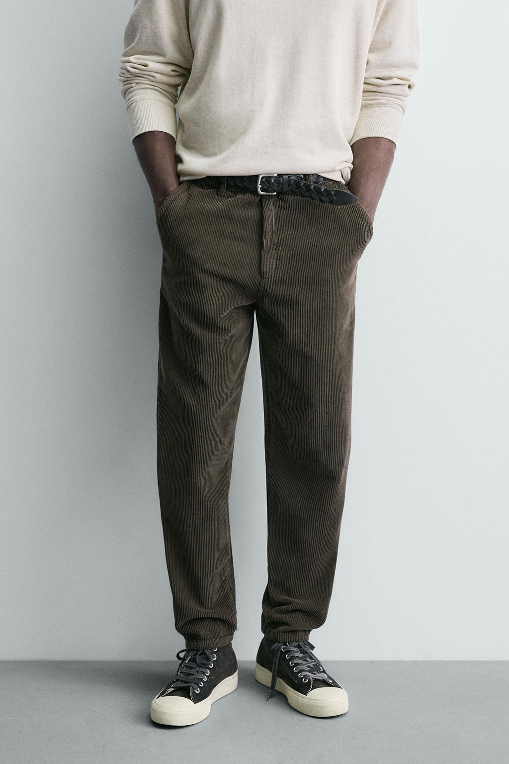 CARROT FIT CORDUROY TROUSERS - Zara фото 22