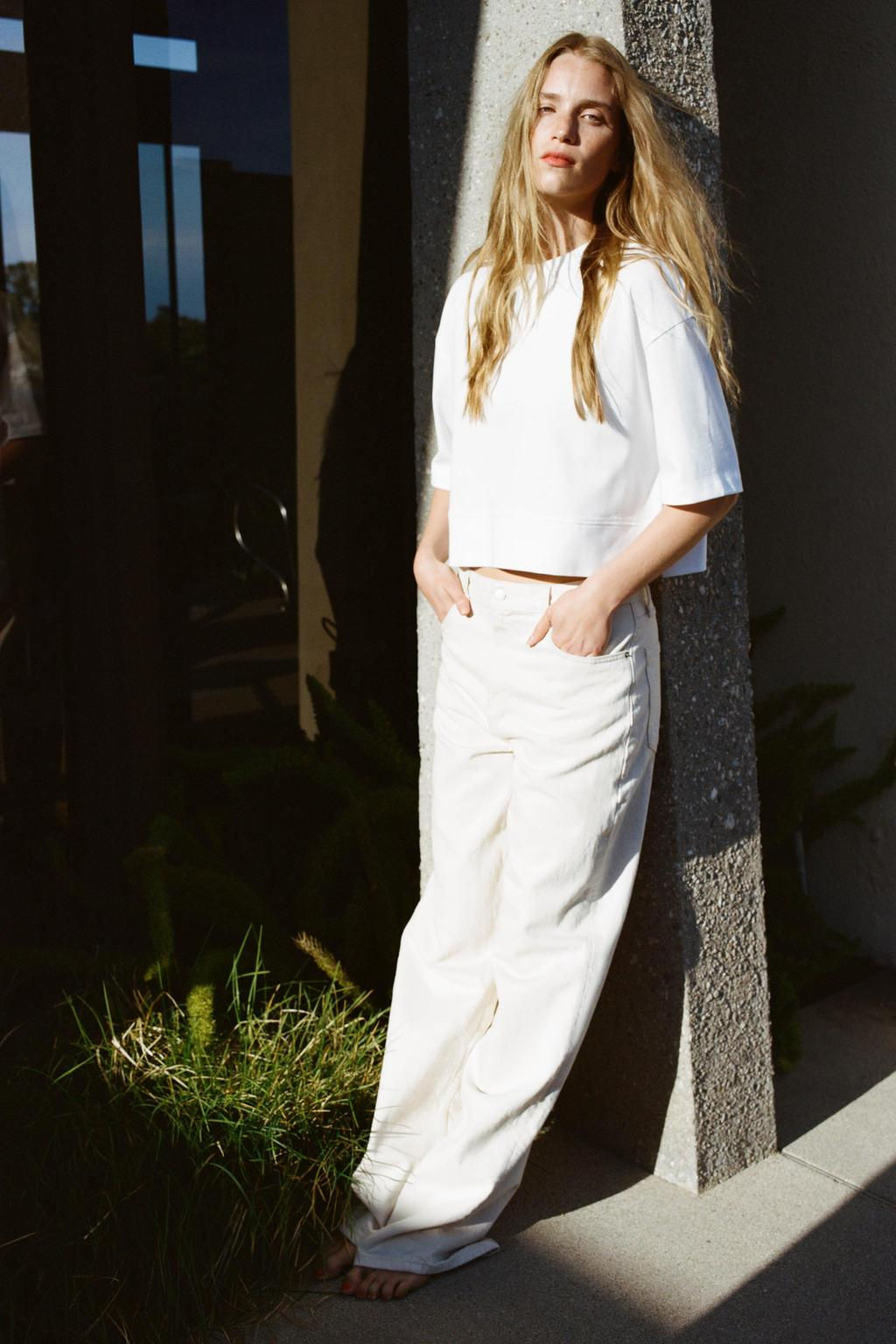 CROPPED T-SHIRT - Zara фото 7