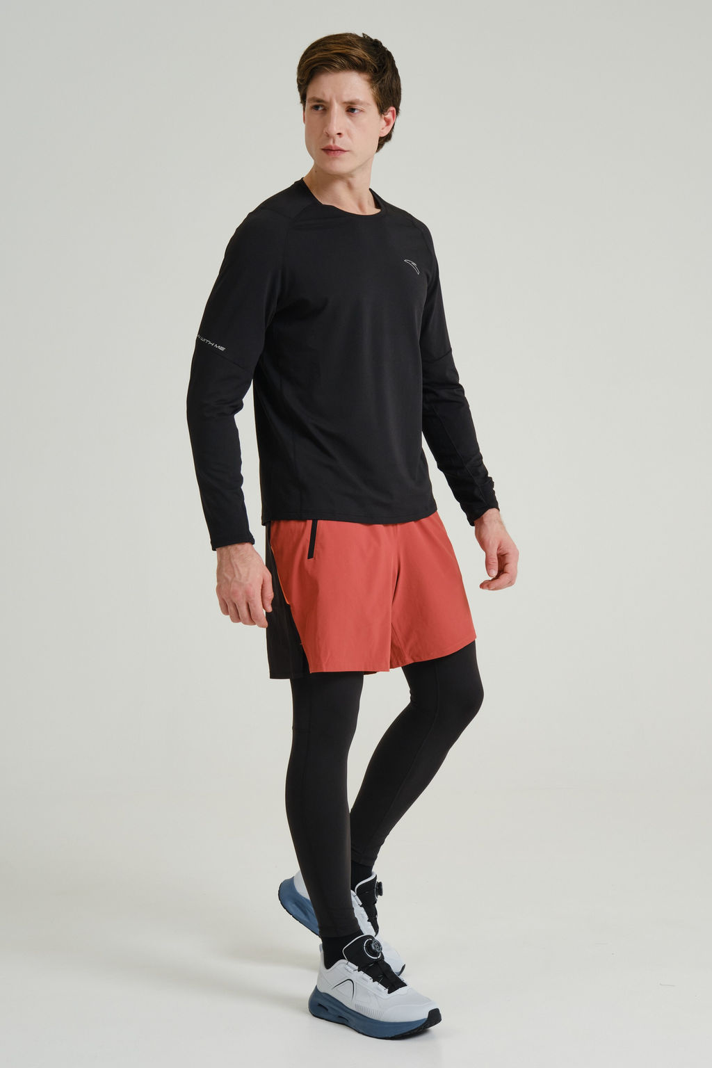 Тайтсы 2-в-1 Красный/Черный - Anta фото 8