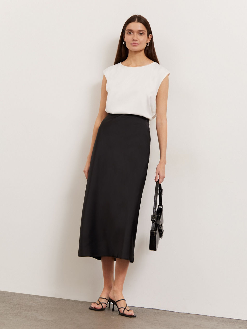 Однотонный топ B2815/snowdrop - Emka фото 5