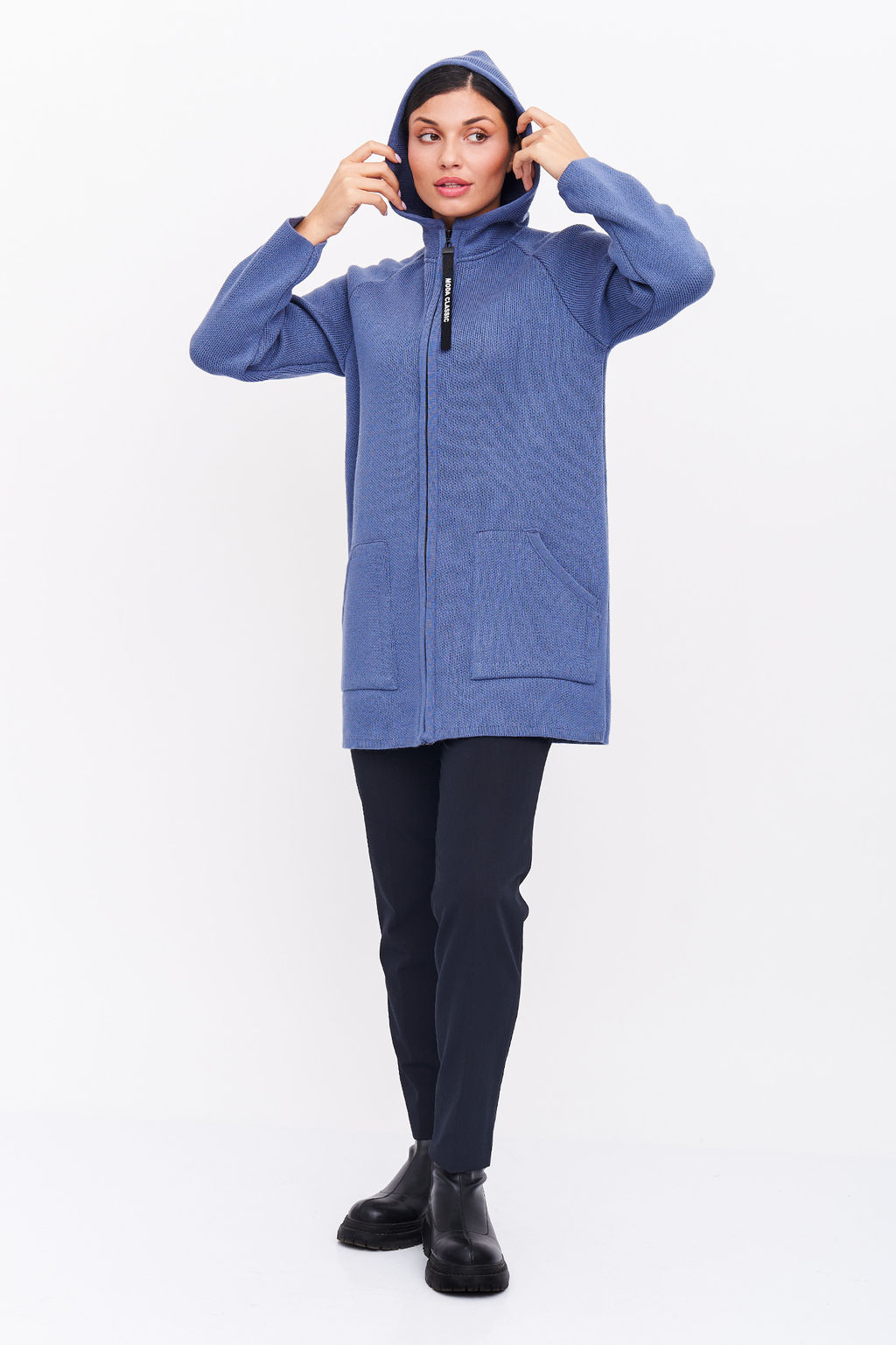 Кардиган В 1874/индиго (1205) - Злата Стиль фото 4