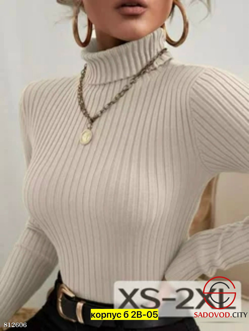 Водолазка женская однотонная - Bruno фото 4