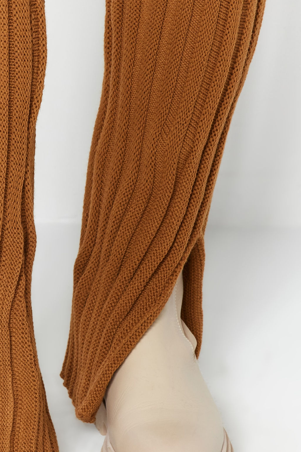 Antrasit Fitilli Pantolon Y?rtmac Detayl? Triko Alt-Ust Tak?m TWOAW24AU00013 - Trendyolmilla фото 12