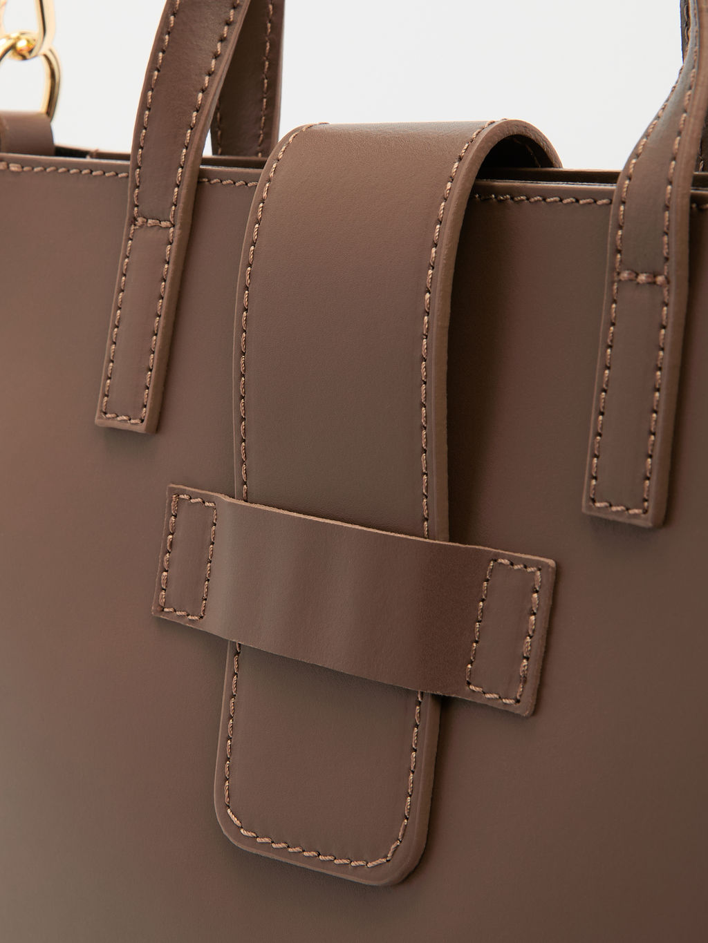 Женская сумка с ручками DIVAS BAG BEATRICE Артикул 3896283, серо-коричневый  фото 4