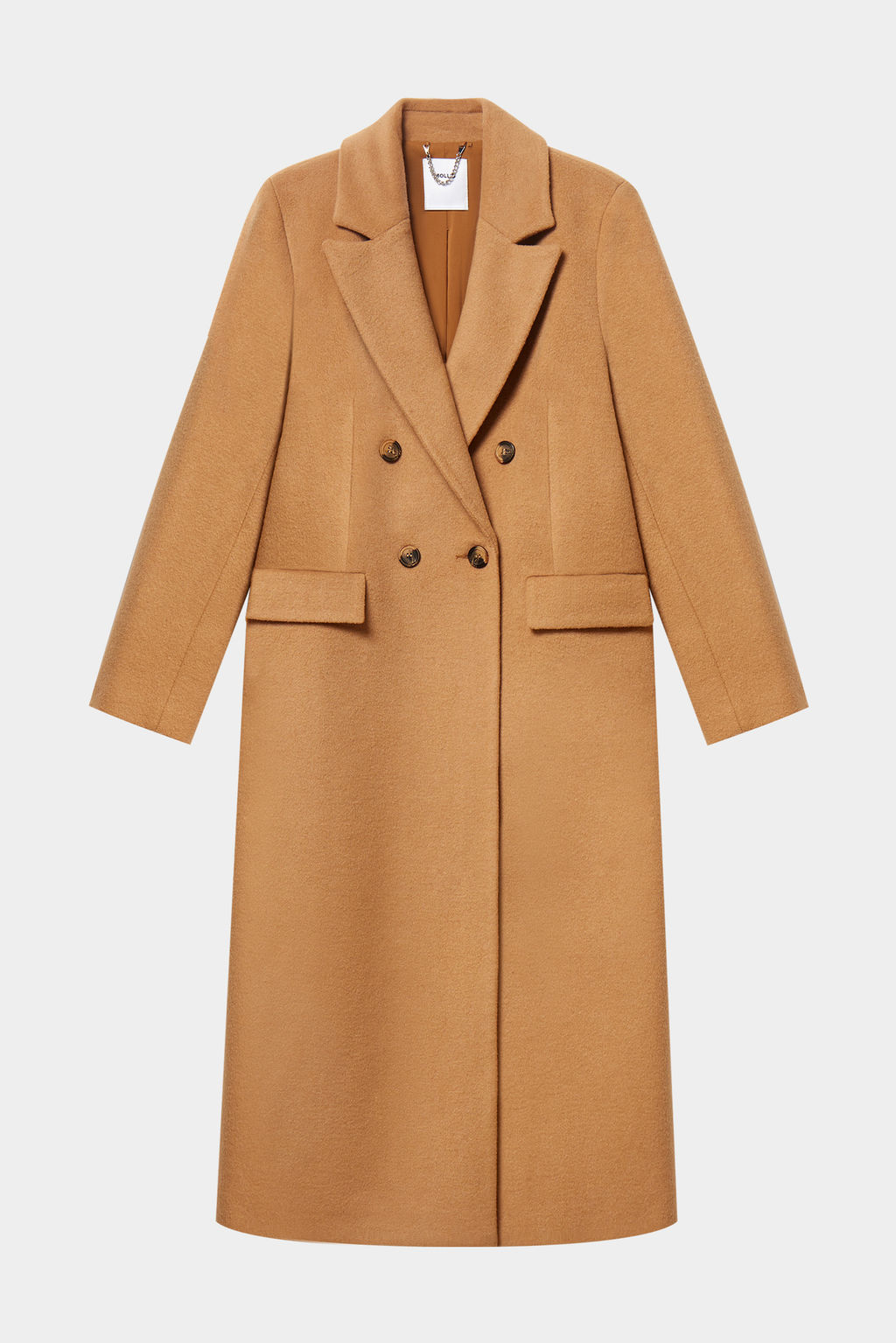 Пальто прямое двубортное - Mollis фото 6