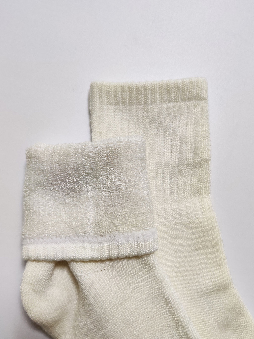 Носки р.35-40 Моно с Махрой Молочные - Krumpy фото 3