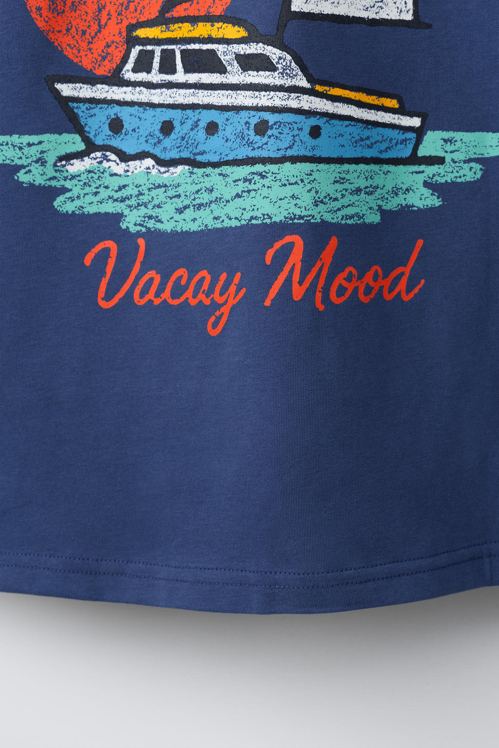 CAMISETA ESTAMPADO VELERO / Azul - Zara фото 4
