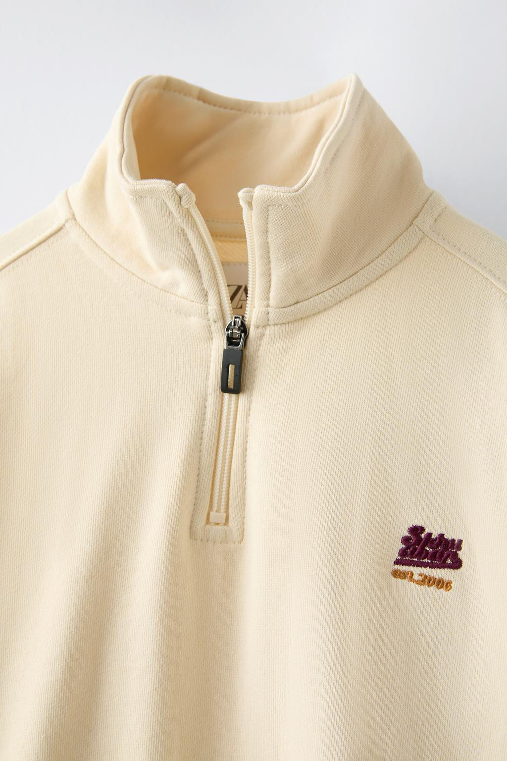 EMBROIDERED SWEATSHIRT - Zara фото 6