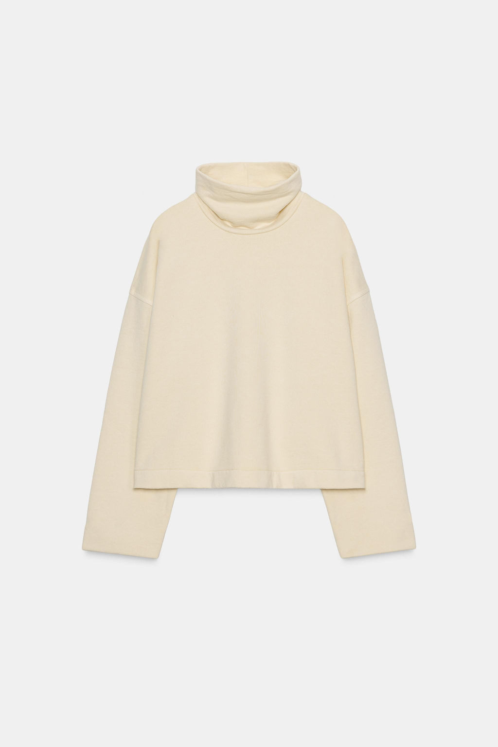 OVERSIZE HIGH NECK SWEATSHIRT - Zara фото 4