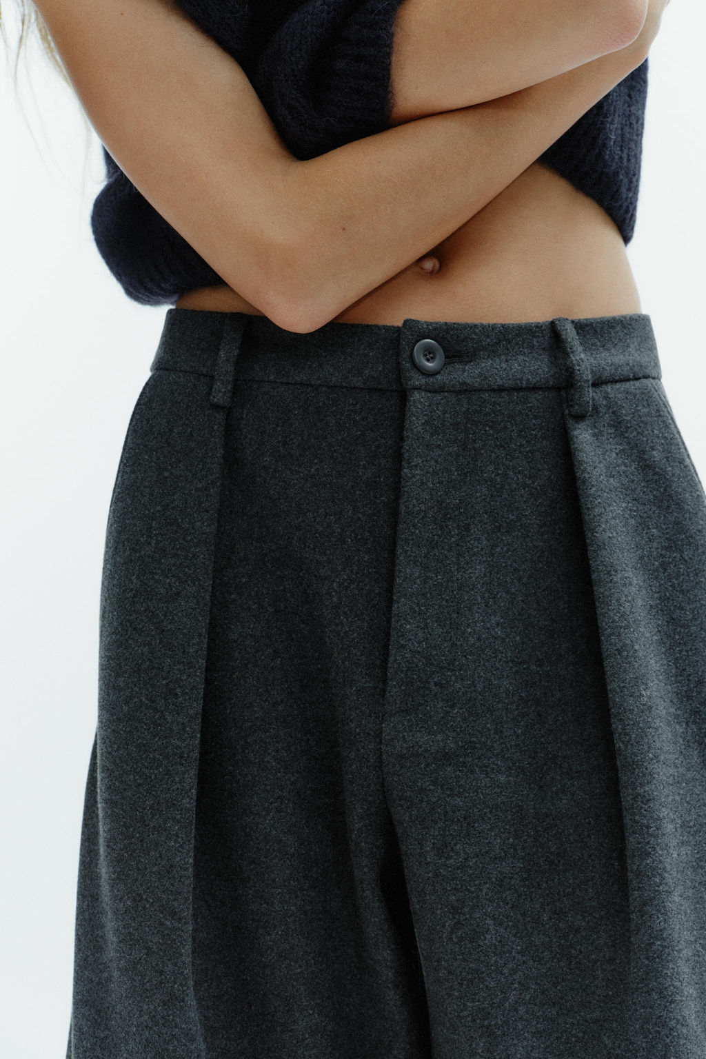 BALLOON TROUSERS WITH PLEATS - Zara фото 2