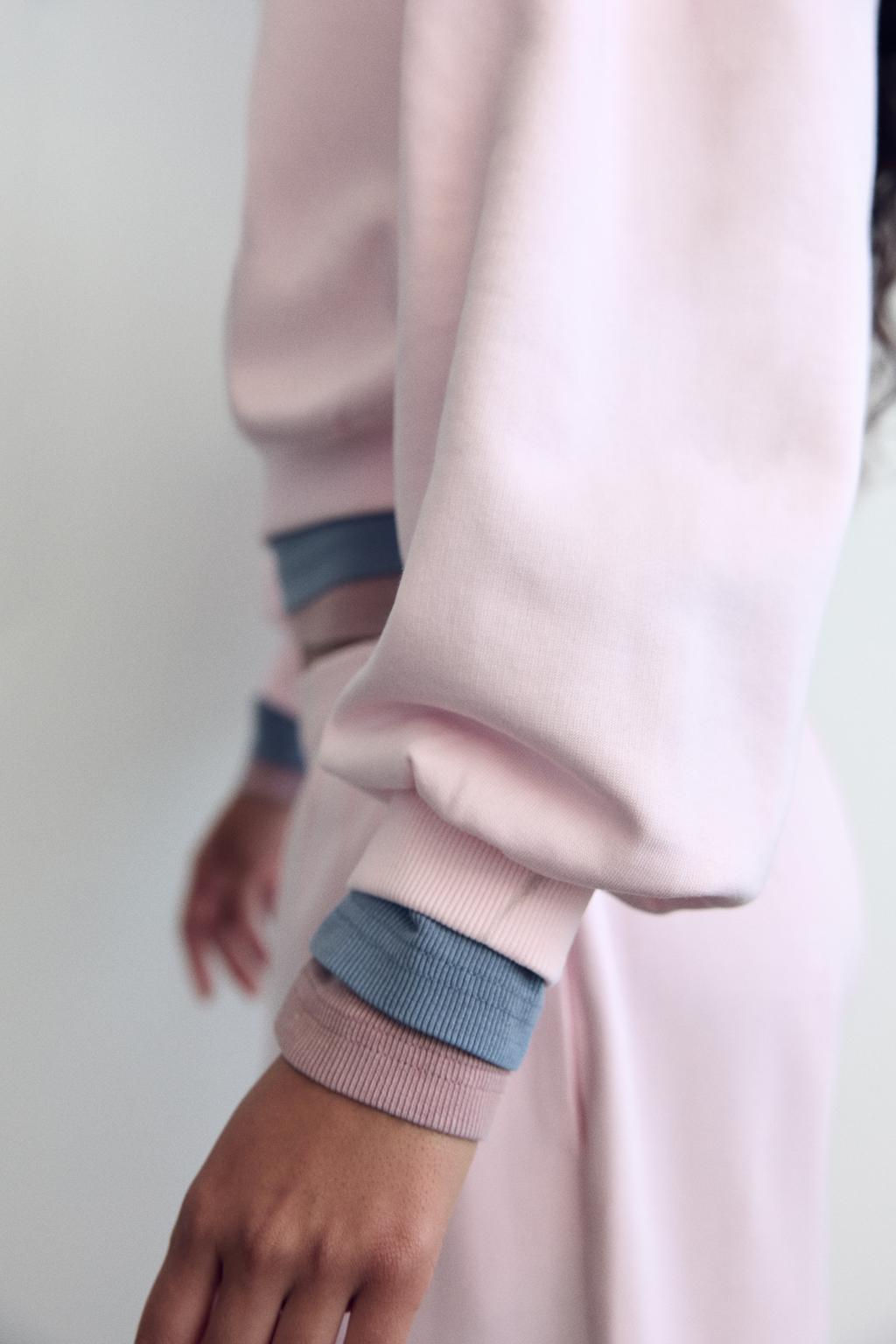 BASIC PLUSH SWEATSHIRT - Zara фото 9