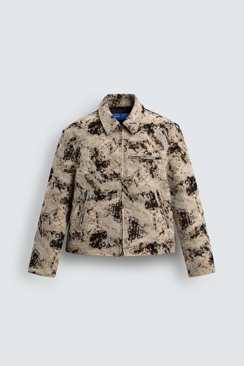 TEXTURED JACQUARD JACKET - Zara фото 7