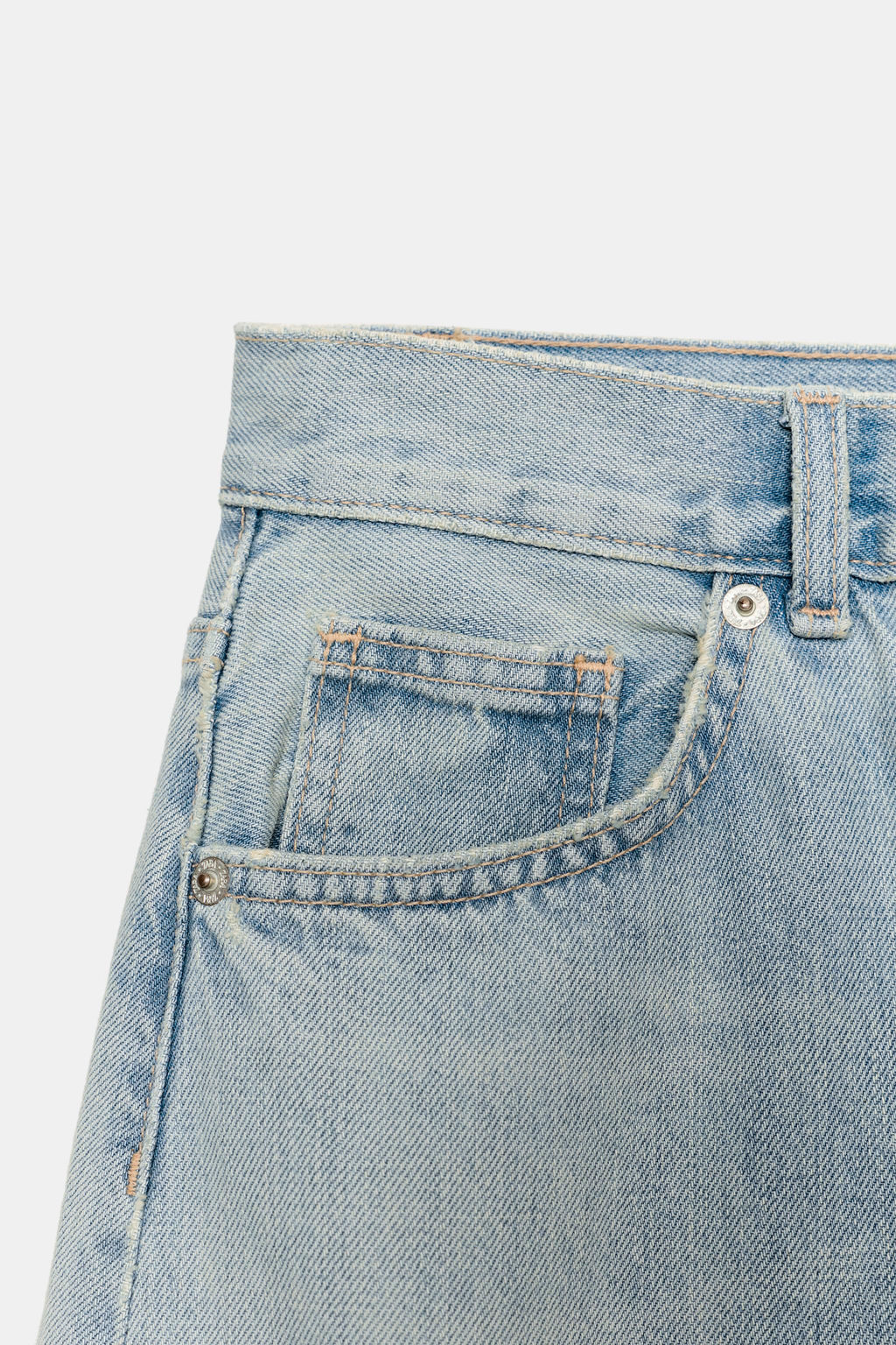 JEANS TRF EXTRA WIDE LEG TIRO ALTO / Azul agua - Zara фото 9