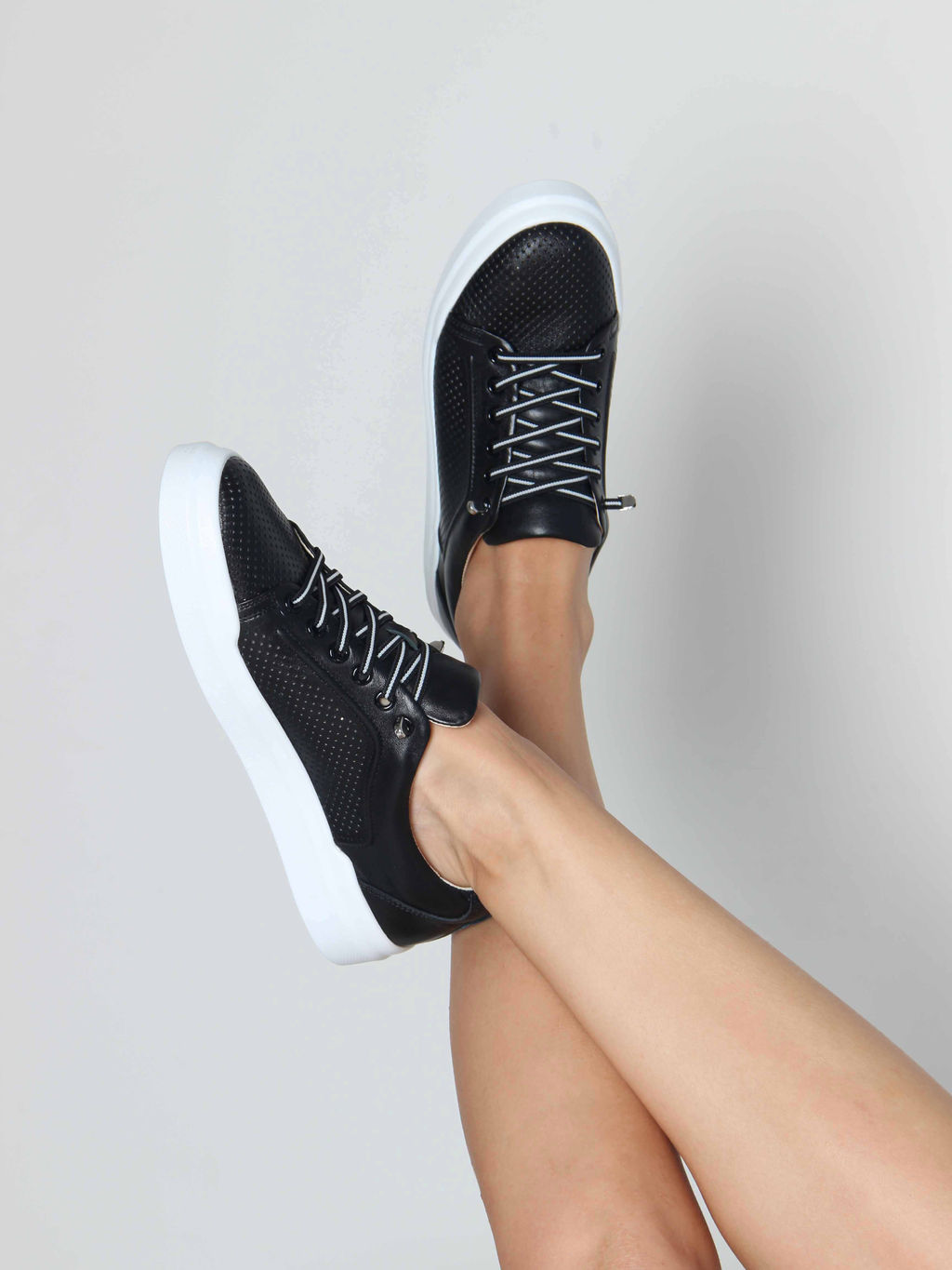 Кеды EDART 158.p.paloma w. Черный - Ed'art фото 9