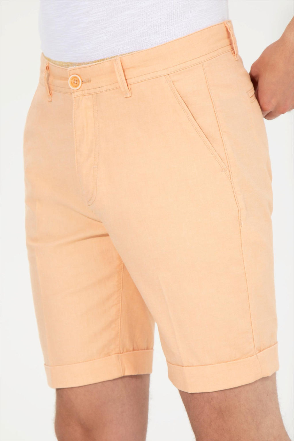 U. S. Polo Assn Мужские оранжевые тканые шорты - U.s. polo assn фото 12