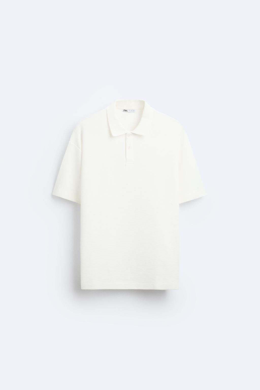 TEXTURED POLO SHIRT - Zara фото 6