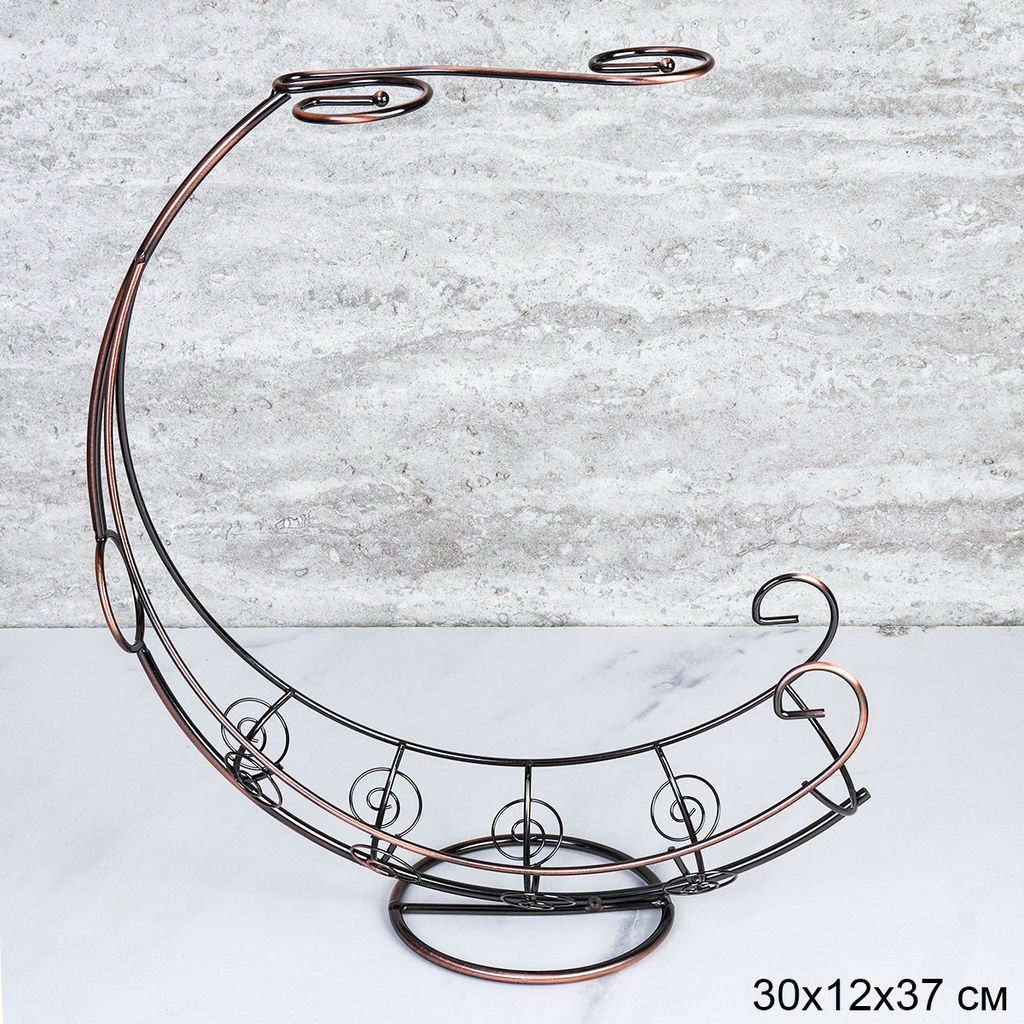 Подставка для вина и 2х фужеров Корабль Бронза / GB-T-3326 /уп 30/ металл - Галеонтрейд фото 4