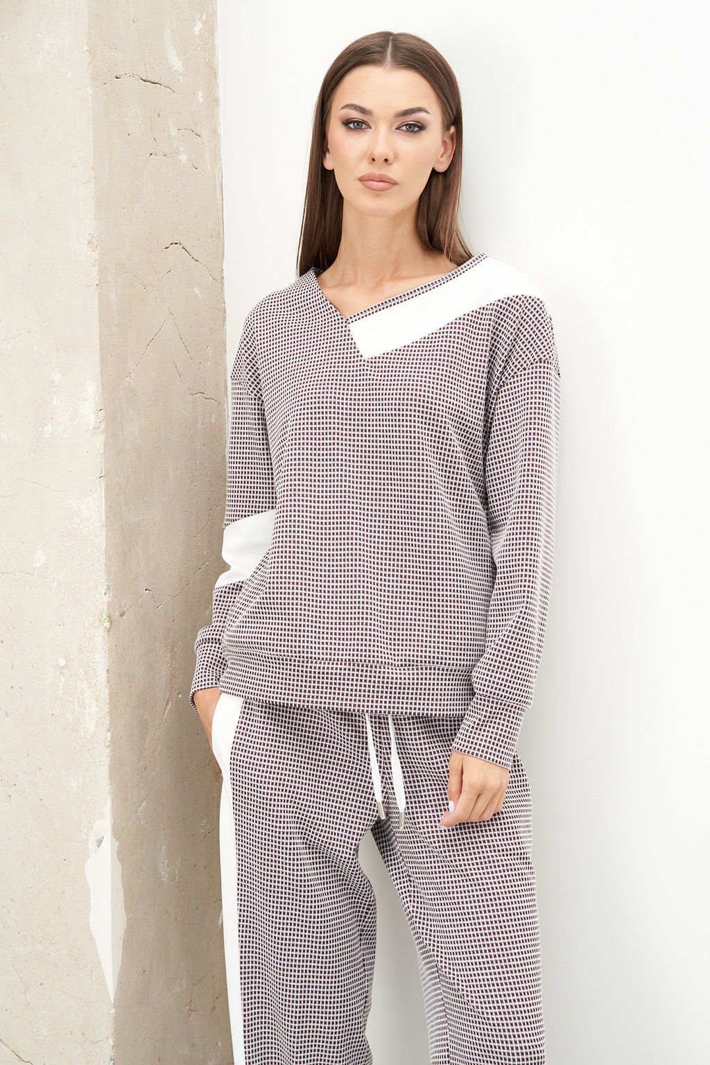 Спортивный костюм 4601 бордо - Fantazia mod фото 3