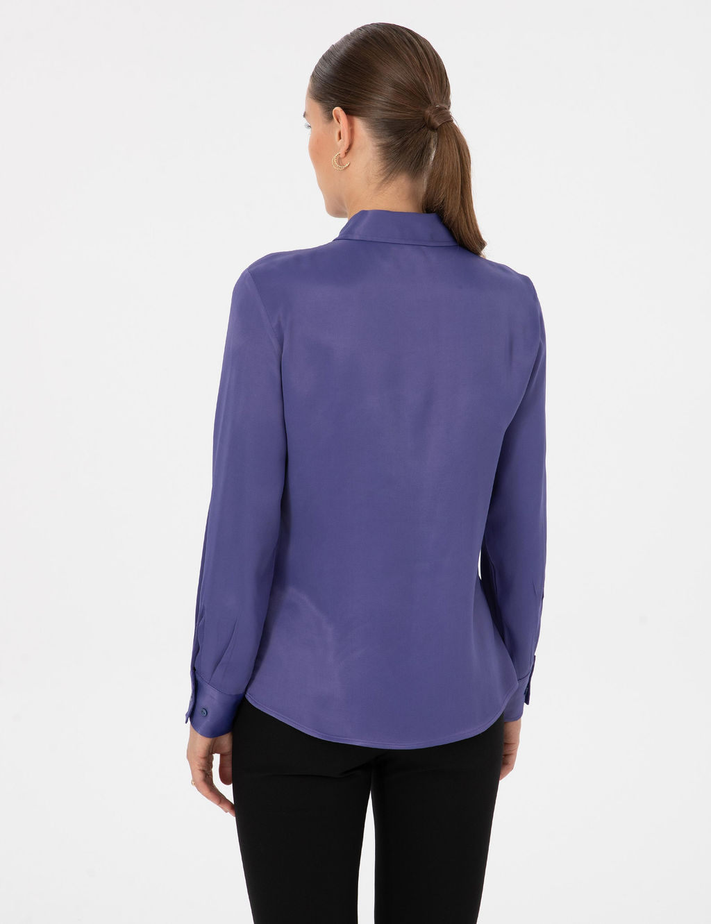 Mor Regular Fit Uzun Kollu G_mlek - Pierre cardin фото 5