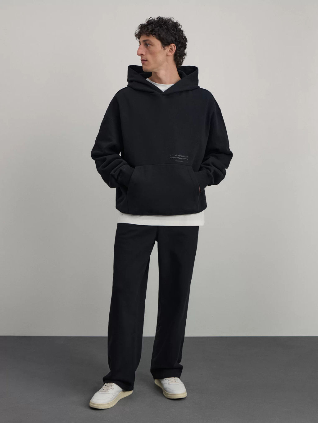 Худи oversize fit с принтом / Zarina  фото 2