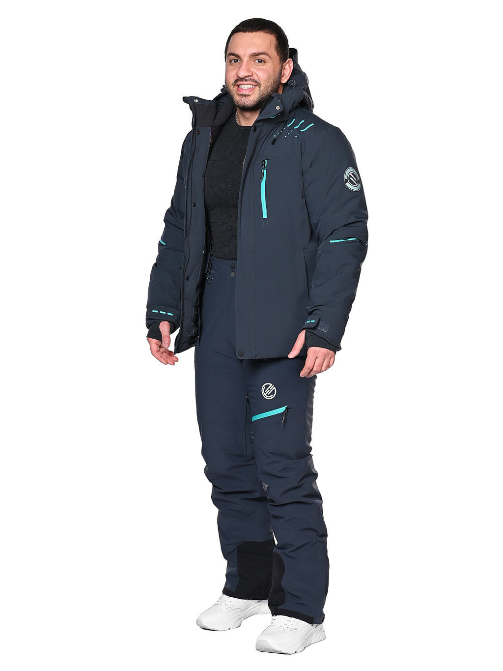 Куртка A8987 Темно-серый