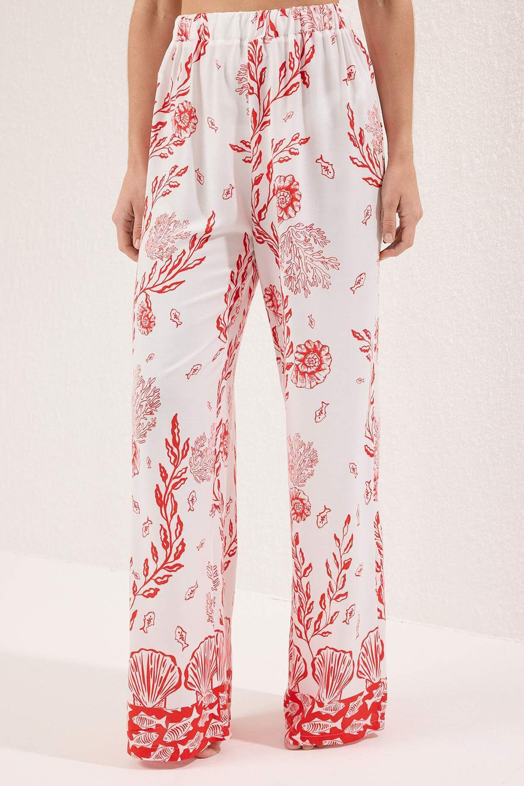 Etnik Desenli Dokuma Plaj Bluz-Pantolon Tak?m TBESS25AU00003 - Trendyolmilla фото 11