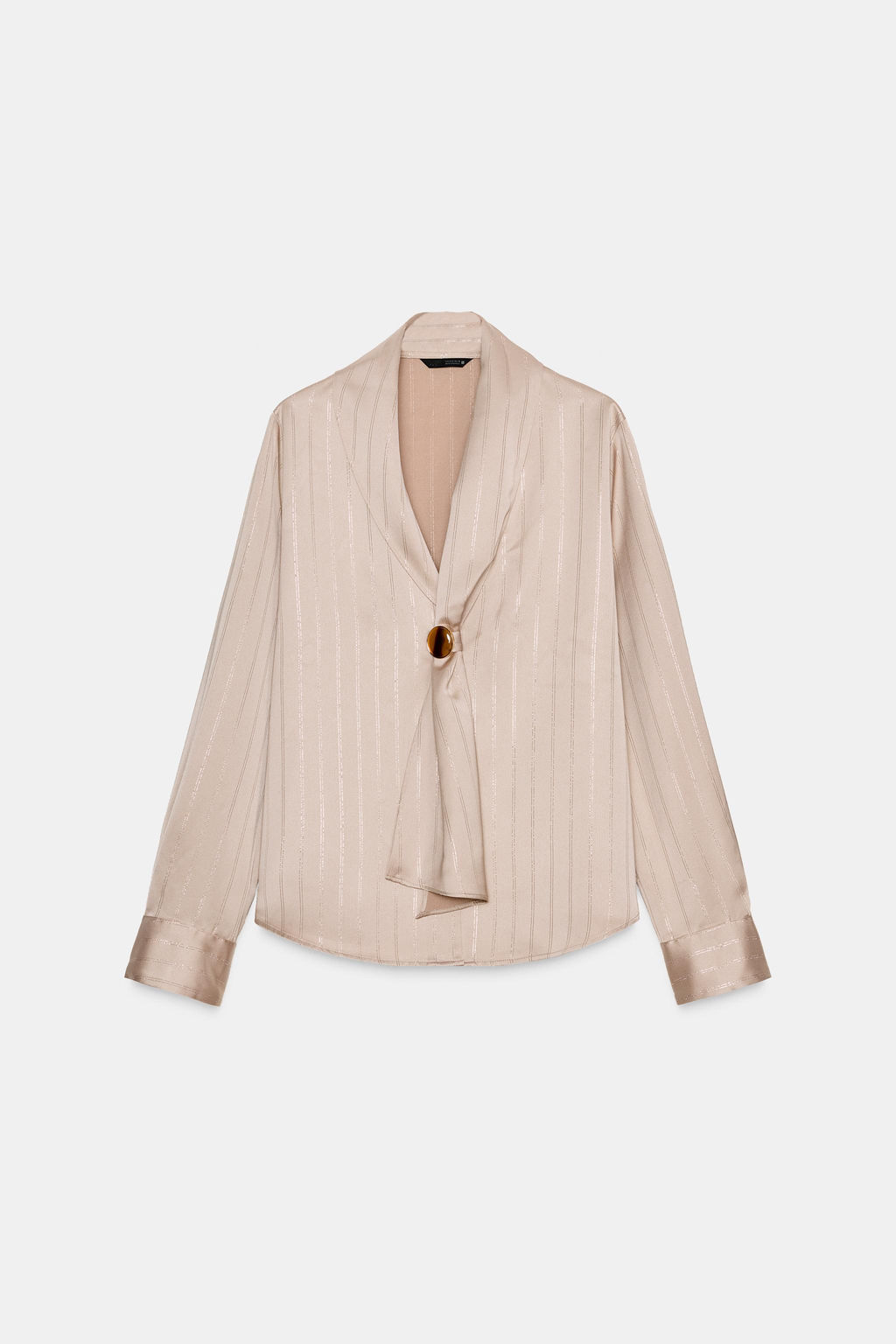 METALLIC THREAD APPLIQU_ BLOUSE - Zara фото 6