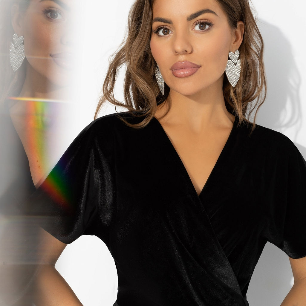 Платье на запах, Эффект сияния (свидание) / Новый год - Charutti фото 3