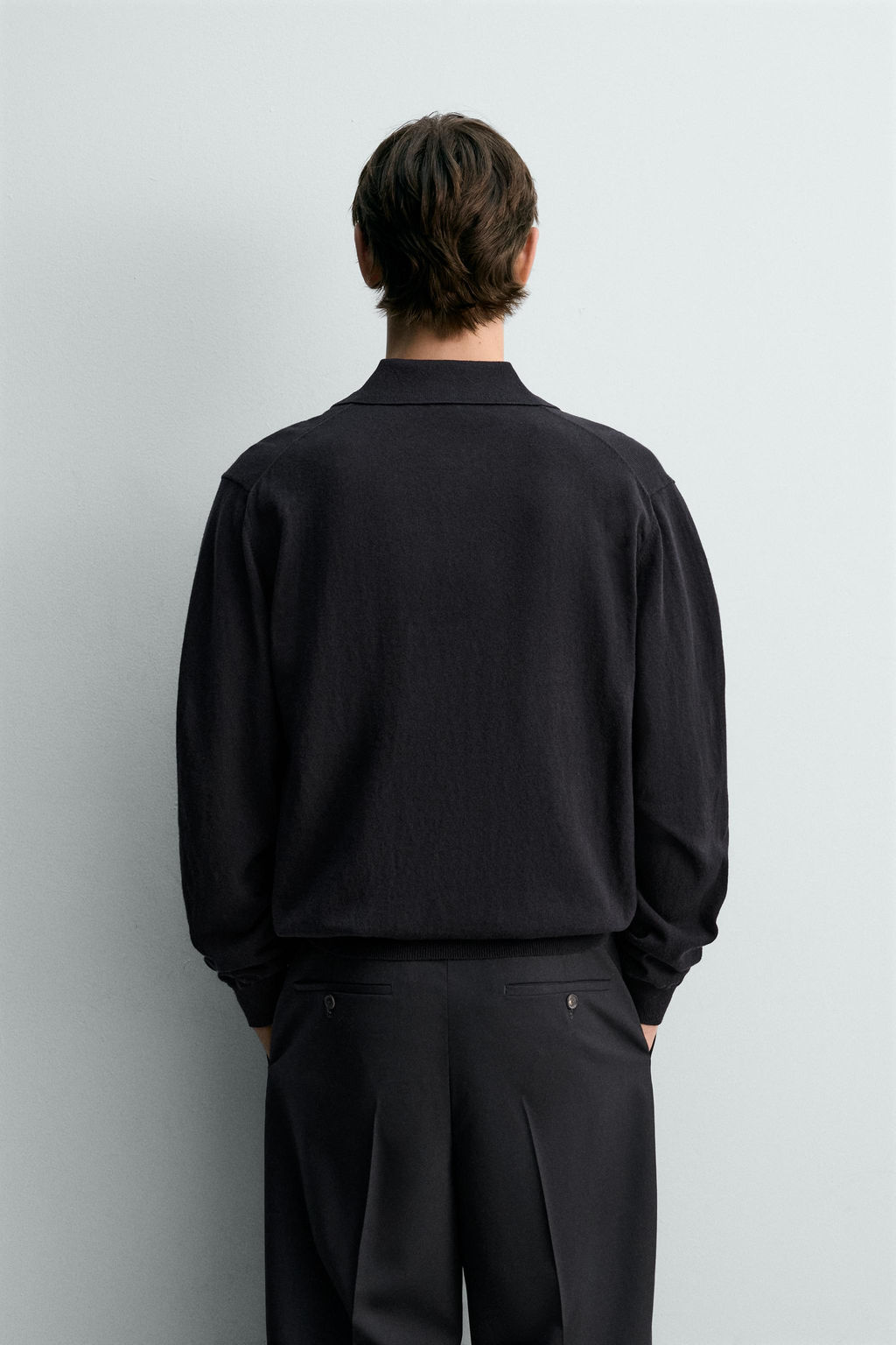 POLO PUNTO ALGOD?N - LINO LIMITED EDITION / Marino - Zara фото 3