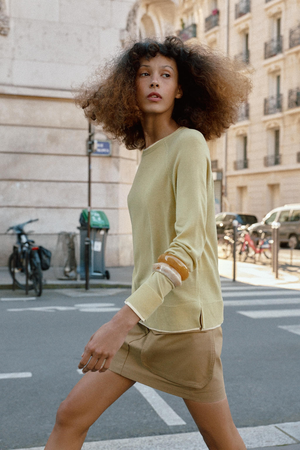 JERSEY PUNTO DOBLE / Verde claro - Zara фото 3