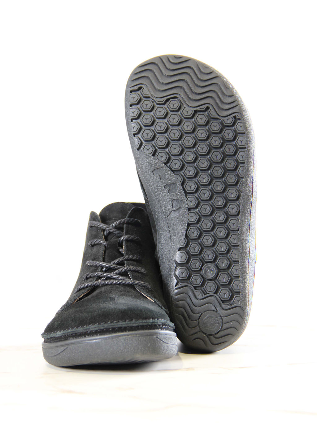 Босоногие ботинки 210.NATAbl.Черная замша