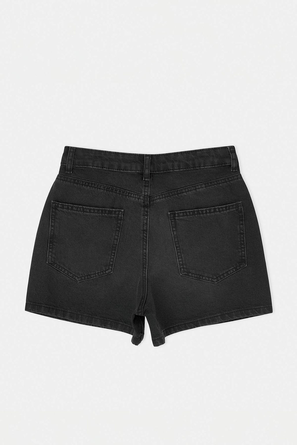 Antrasit Yuksek Bel %100 Pamuk Denim City Sort TWOSS26SR00050 - Trendyolmilla фото 2