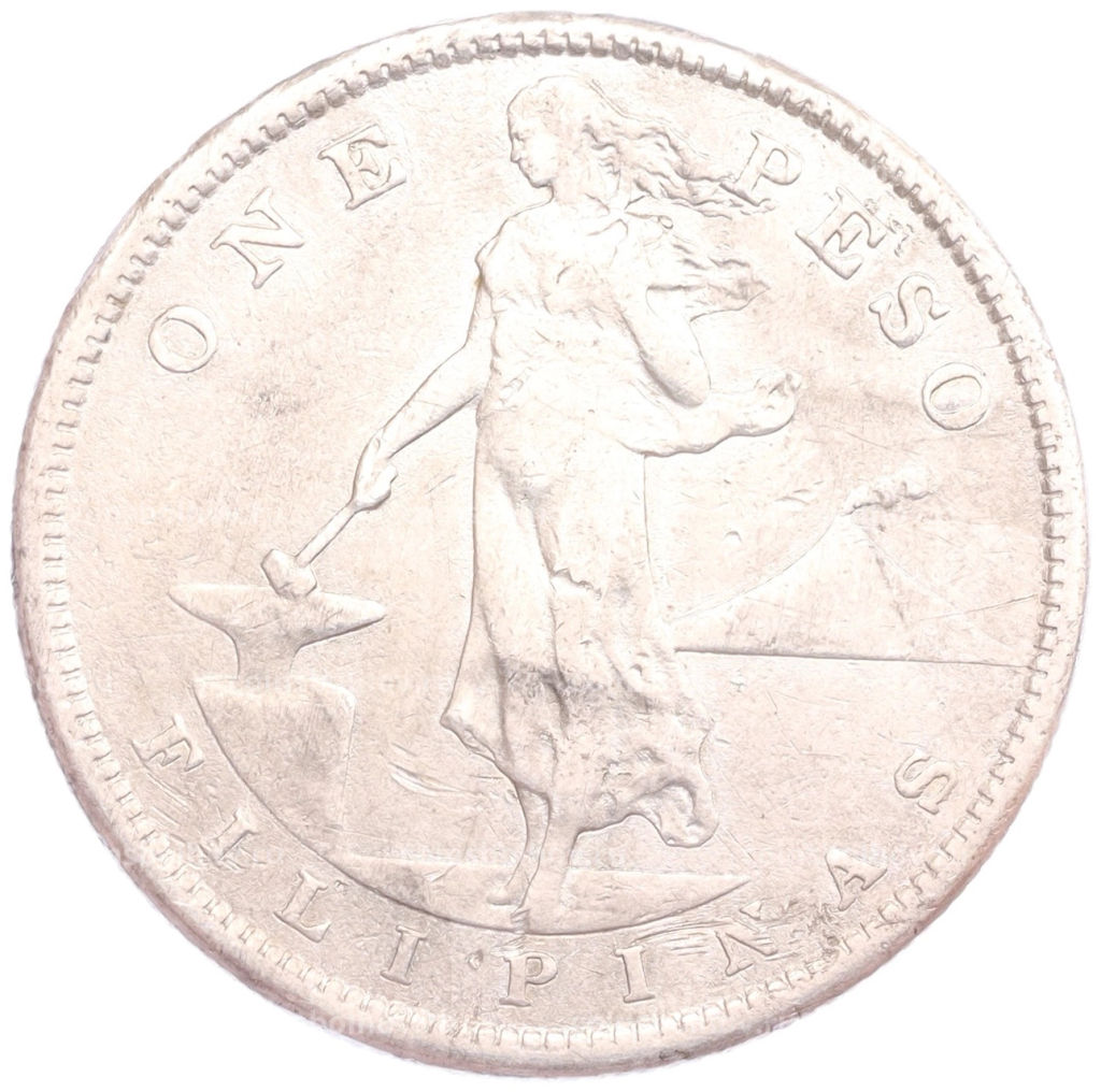 1 песо 1907 года Филиппины