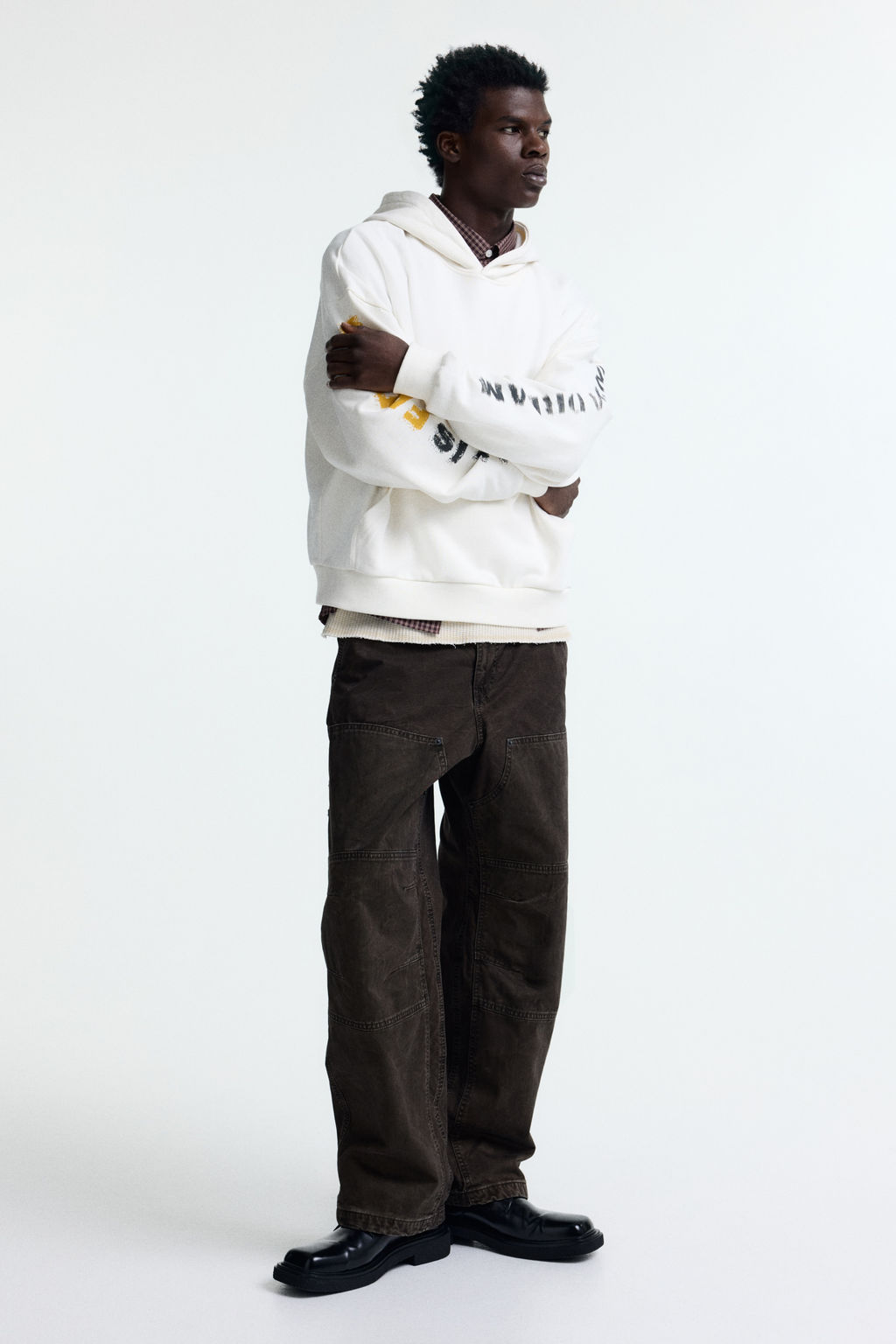 Sudadera con capucha y estampado Oversized Fit - H&m фото 9