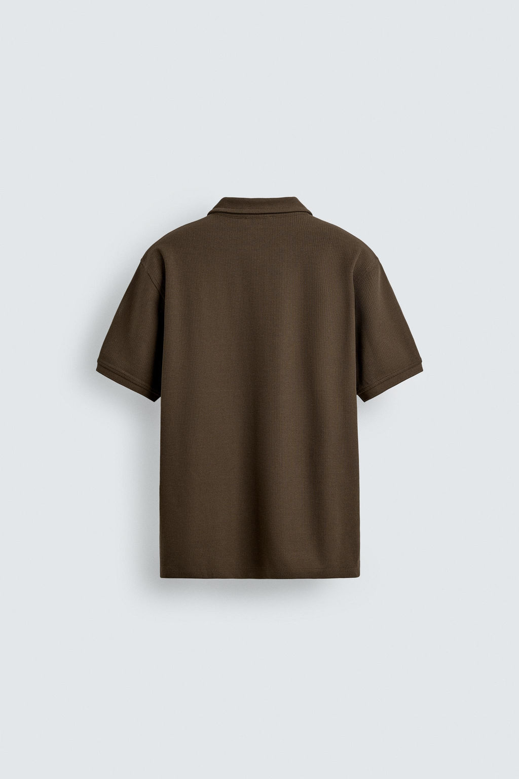 POLO REGULAR FIT ESTRUCTURA / Marr?n - Zara фото 7