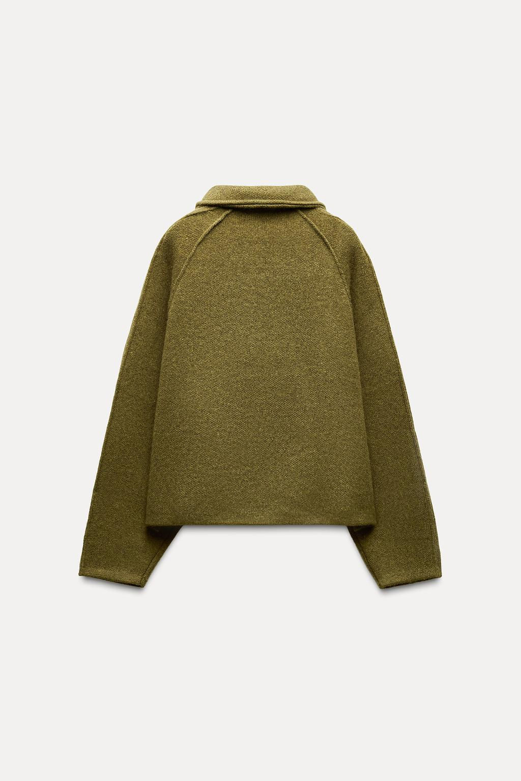 OVERSIZED 100% WOOL JACKET - Zara фото 5