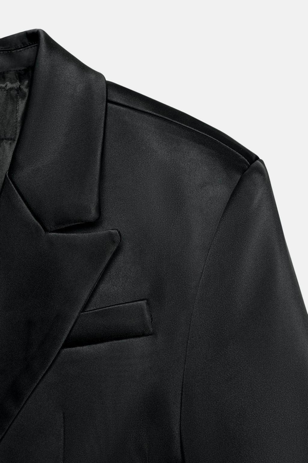 MULTI-POSITION BUTTON SATIN BLAZER - Zara фото 8