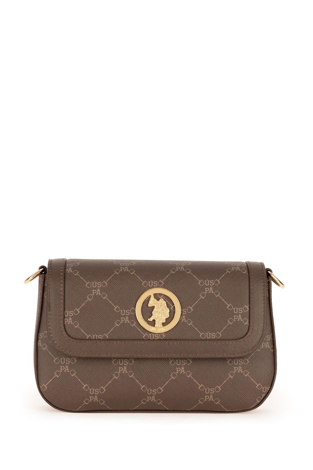 Женская коричневая сумка через плечо Неожиданная скидка в корзине - U.s. polo assn фото 3