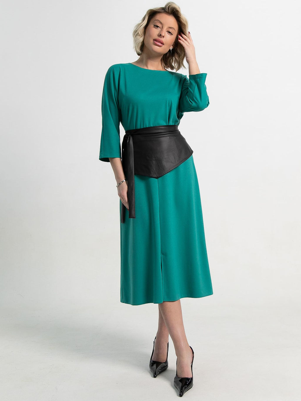 Платье Эмилия (зеленое море) П15388-18М - Lt collection фото 5