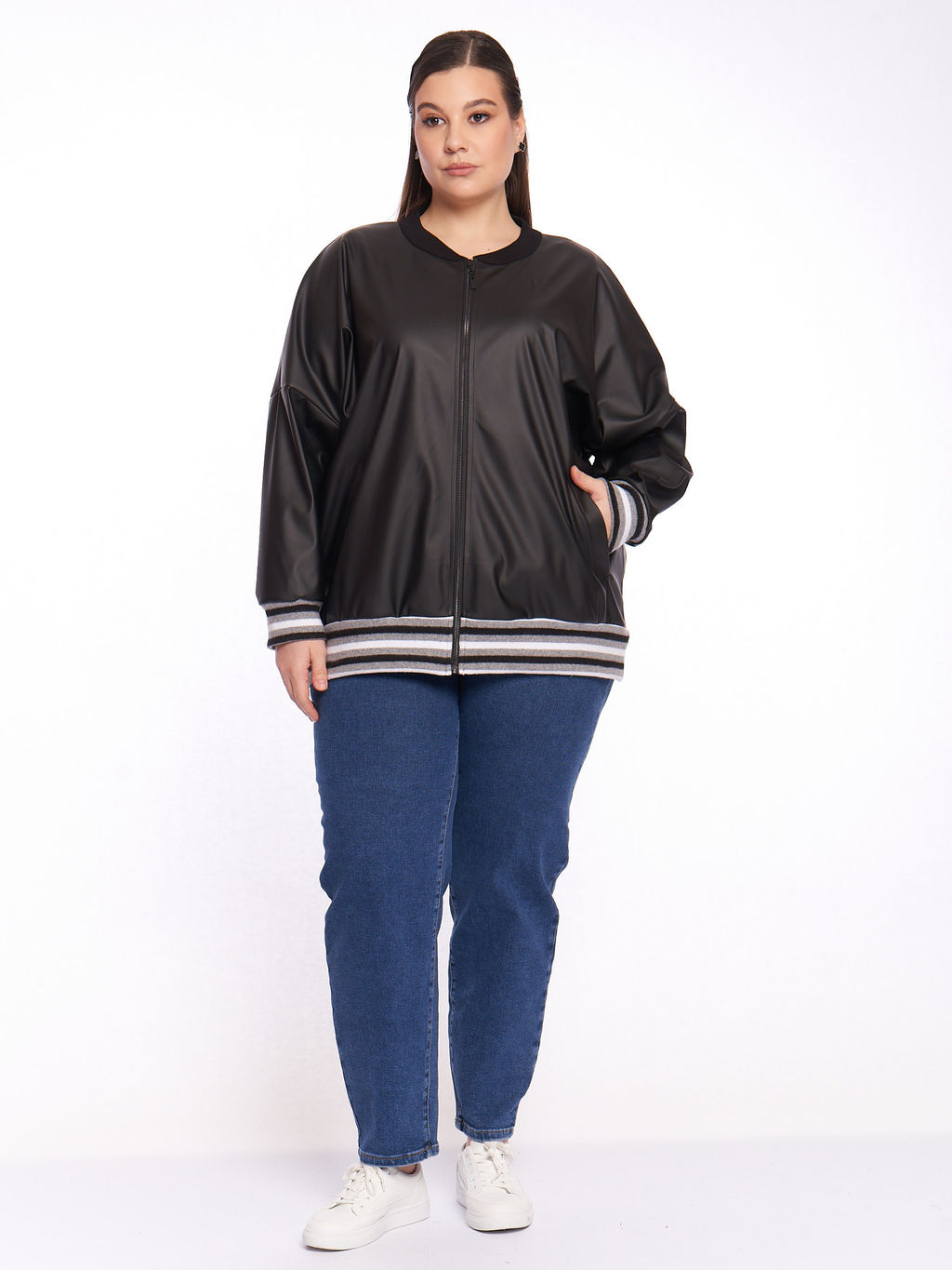 Бомбер кожаный GA00109STR01