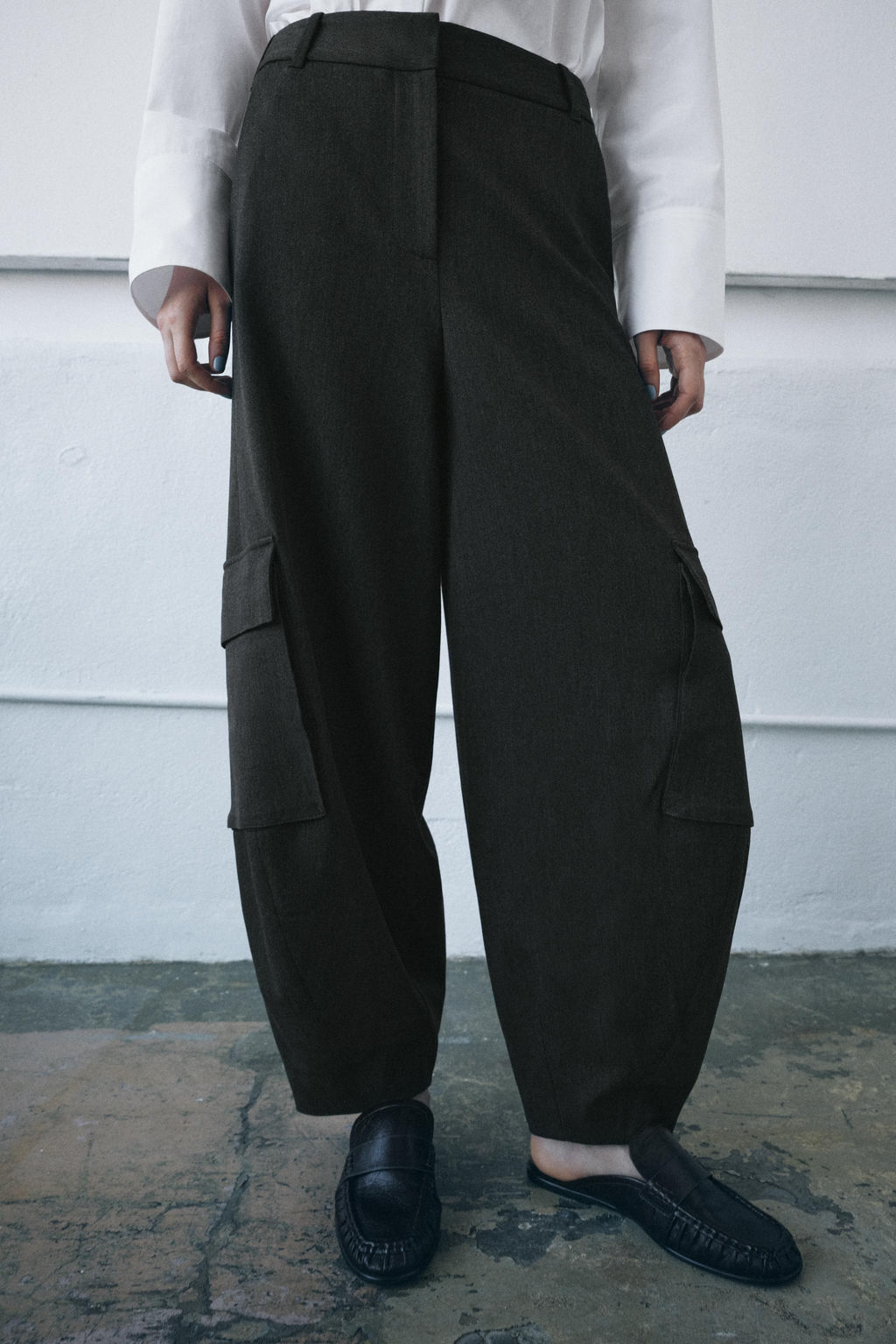 ZW COLLECTION CARGO TROUSERS - Zara фото 13